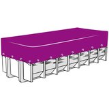 vidaXL Mreža za prikolico zelena 3,5x6 m HDPE | Shoptok.si