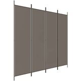 Maison Chic Paravan - Sobne pregrade 4-delni antracitna 200x200 cm blago, (22111772) | Shoptok.si