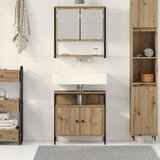  Set namještaja za kupaonicu 2 kom. Smeđa 60 x 30 x 60 cm | shoptok.hr