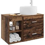  Set namještaja za kupaonicu 2 kom. Staro drvo Konstruirano drvo Smeđa 49,5 x 44,5 x 80 cm | Shoptok.si