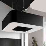 Nice Lamps Crna viseća svjetiljka sa staklenim sjenilom/s tekstilnim sjenilom Piano – | shoptok.hr