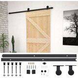 vidaXL klizna vrata s priborom za montažu 90 x 210 cm masivna borovina | shoptok.hr