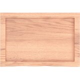  Zidna polica svjetlosmeđa 60x40x(2-4) cm obrađena hrastovina | shoptok.hr