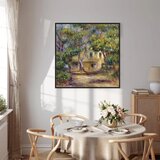  Slika - Pierre-Auguste Renoir – The Farm at Les Collettes 60x60 U crnom drvenom okviru | shoptok.hr