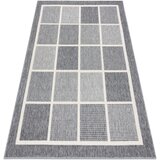 RugsX Preproge Preproga SPRING 20426332 kvadrati, okvir niz, zank 80x150 cm Siva | Shoptok.si