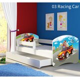 ACMA Dječji krevet s motivom, bočna bijela + ladica 160x80 cm - 03 Racing Car Cijene