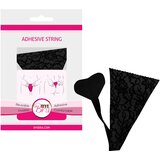ByeBra Adhesive String Lace Finish Black One Size Cene