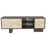 Hanah home tv polica monaco walnut travertine | ePonuda.com