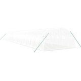  Staklenik s čeličnim okvirom bijeli 80 m² 20 x 4 x 2 m | shoptok.hr