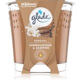 Glade Sensual Sandalwood & Jasmine dišeča sveča 129 g Cene