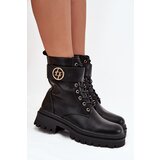 Boto Ladies Work Boots With Gold Detail Insulated Black Fiorena | shoptok.hr
