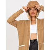 RUE PARIS Sweater-LC-SW-0340.42P-dark beige | Shoptok.si