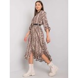 Och Bella Dress-TW-SK-BI-32556-1.62P-black-beige | Shoptok.si