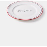 Sinsay Keramički tanjur s natpisom Bonjour | shoptok.hr