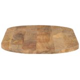 Stolna ploča 100 x 40 x 2,5 cm ovalna od masivnog drva manga | shoptok.hr