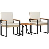 Set vanjskog namještaja 3 pcs Bež i krem bijela poliratan | Eponuda.com