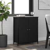 vidaXL Komoda crna 70x30x80 cm od konstruiranog drva Cijene