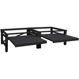  Pedestal za perilicu rublja 2 pcs Crna 124,5 x 61,5 x 32,5 cm | Eponuda.ba