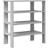 Maison Chic Regal za čevlje - Polica za čevlje siva sonoma 61x32x70 cm inženirski les, (21776297) Cene
