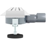  Odvod za tuš s staklenim poklopcem i 360° sifonom Srebrno 70 cm | shoptok.hr