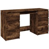  Pisalna miza dimljeni hrast 140x50x77 cm konstruiran les, (20640628) | Shoptok.si