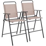 Costway Komplet Dva Zložljiva Vrtna Stola 57 x 69 x 112 cm, (5000007097) | Shoptok.si