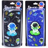  School Pencil Case Space Cosmonaut Two Pockets Black | shoptok.hr