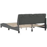  Okvir kreveta s LED-om bez madraca 160x200 cm od tkanine | shoptok.hr