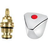 Rosan gornji deo 1/2"-sa ruč., crvena-plast.hromirana PGDK12CP | Eponuda.com