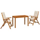  3-dijelni vrtni blagovaonski set 3 kom. Prirodna | shoptok.hr