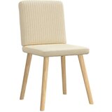  Jedilni stoli 4 kosi krem blago, (21832438) | Shoptok.si