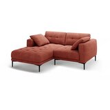 Micadoni Opečnato oranžna kotna sedežna garnitura (levi kot/z ležalnikom) Bemy – | Shoptok.si