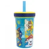 čaša sa silikonskom slamčicom 370ml PawPatrol