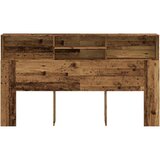 vidaXL Uzglavni ormarić staro drvo 180x19x103,5 cm konstruirano drvo | shoptok.hr