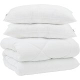  Duvet s jastucima s jastukom 3 kom. Bijelo Mikrofibra i Pero Bijela 240 x 200 cm,40 x 80 cm | Shoptok.si