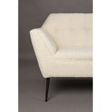 Dutchbone Kremno bela sedežna garnitura iz tkanine bouclé 150 cm Kate – | Shoptok.si