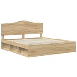  Okvir za krevet Sonoma 200 x 200 cm Čvrsto borovo drvo | shoptok.hr