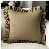Mila Home Prevleka za blazino iz mešanice bombaža 40x40 cm Ruffled – Cene