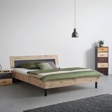 Best Price Postelja Bergamo, Barva Hrasta, Barva Grafita | Shoptok.si