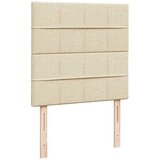  Otomanski okvir kreveta s madraca krem 100x200cm od tkanine | shoptok.hr