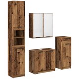  Set namještaja za kupaonicu 4 pcs Staro drvo Konstruirano drvo | shoptok.hr