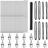 vidaXL Šesterokotna Ograja Siva 1,4x100 m Jeklo, Ograjne Stebri z Bazo 13 kos Ø32mm 78,5cm Galvanizirano Jeklo | Shoptok.si