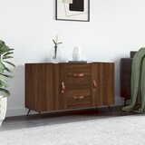  Komoda smeđa boja hrasta 100 x 36 x 60 cm od konstruiranog drva | shoptok.hr