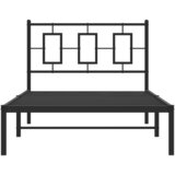  Metalni okvir za krevet s uzglavljem crni 100x190 cm | Eponuda.ba