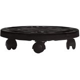 Kolica za biljke s kotačima 3 kom promjer 30 cm crna 170 kg | shoptok.hr
