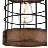 Westinghouse 61179 - Luster na sajli LANGSTON 1xE27/60W/230V, boja starog drveta | Eponuda.com