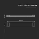  led svetiljka za fluorescentne cevi LED/50W/230V 4000K 150 cm bela | Eponuda.com