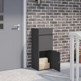  Sandučić za pakete s pohranom Crna 47,5 x 38 x 59 cm Čelik | Eponuda.com