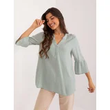 Sublevel Blouse-D73761M11062E-pistachio