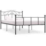 Maison Chic Posteljni okvir - Dvoposteljna postelja - Zakonska postelja siv kovinski 120x200 cm-J15099, (21766339) | Shoptok.si